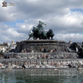 Famouse Design Metal statue Bronze sculpture Gefion Trevi Fountain For Garden